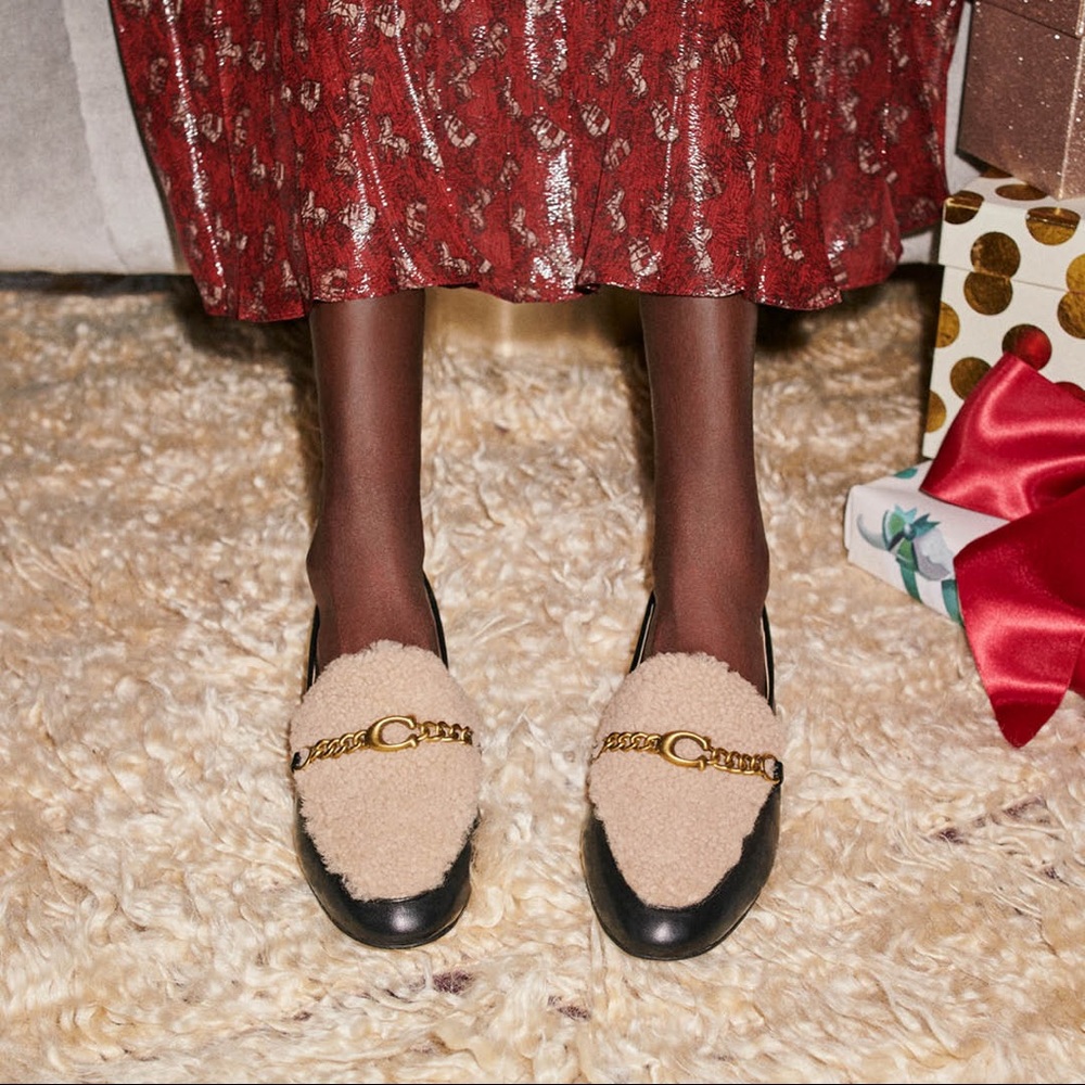 COPY - COACH Helena leather loafer shoe